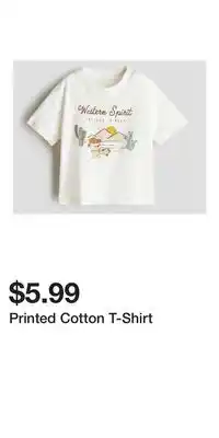 H&M Printed Cotton T-Shirt offer