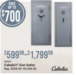 Cabela's Select Cabela's Gun Safes offer