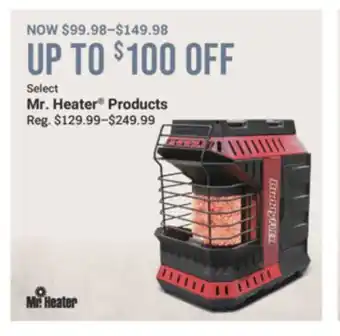 Cabela's Select Mr. Heater Products offer