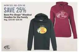 Cabela's Bass Pro Shops Woodcut Hoodies for the Family offer