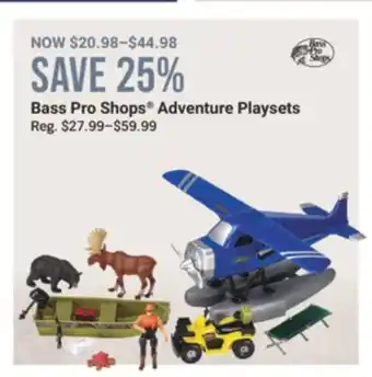 Cabela's Bass Pro Shops Adventure Playsets offer