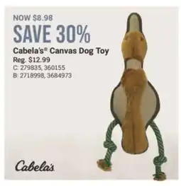 Cabela's Cabela's Canvas Dog Toy offer