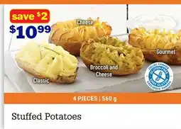 M & M Food Market Stuffed Potatoes offer