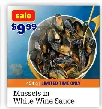 M & M Food Market Mussels in White Wine Sauce offer