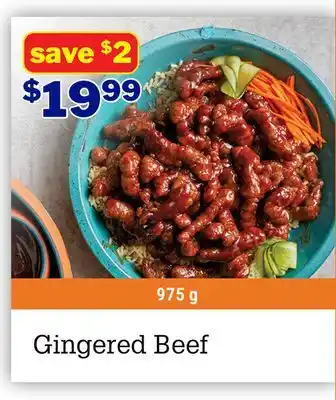 M & M Food Market Gingered Beef offer