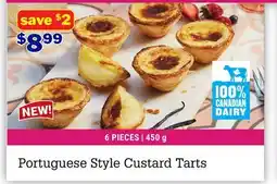 M & M Food Market Portuguese Style Custard Tarts offer