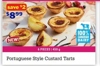 M & M Food Market Portuguese Style Custard Tarts offer