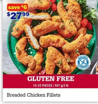 M & M Food Market Breaded Chicken Fillets offer