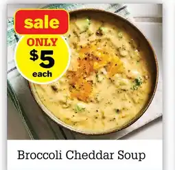 M & M Food Market Broccoli Cheddar Soup offer