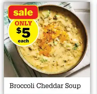 M & M Food Market Broccoli Cheddar Soup offer