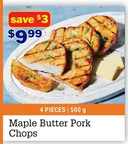 M & M Food Market Maple Butter Pork Chops offer