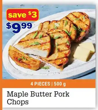 M & M Food Market Maple Butter Pork Chops offer