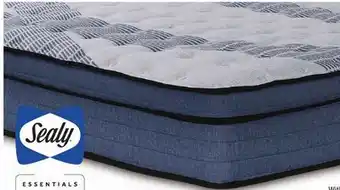 Leon's Sealy Essentials Remy Firm Eurotop Queen Mattress offer