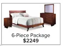 Leon's Camila 6-Piece Queen Bedroom Package - Rustic Brown offer