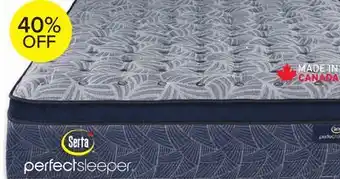 Leon's Serta Perfect Sleeper Triumph Firm Euro Top Queen Mattress offer