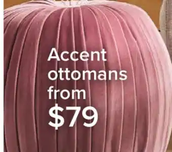 Leon's Accent ottomans offer