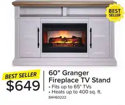 Leon's 60 Granger Fireplace TV Stand offer