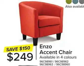 Leon's Enzo Accent Chair - Orange offer