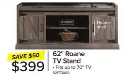 Leon's Roane 62 TV Stand - Light Washed Plank offer