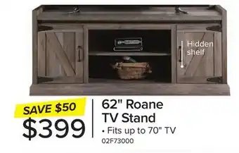 Leon's Roane 62 TV Stand - Light Washed Plank offer