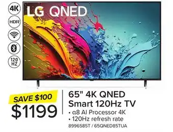 Leon's LG 65 4K Smart TV - 65QNED85TUA offer