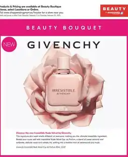 Shoppers Drug Mart Givenchy Irresistible Nude Velvet Eau de Parfum offer