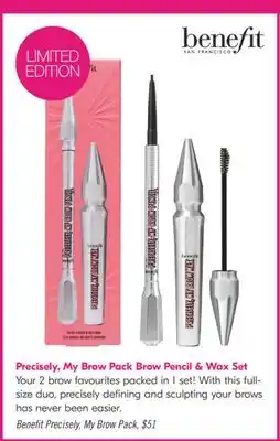 Shoppers Drug Mart Benefit Precisely, My Brow Pack offer