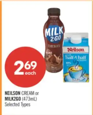 Shoppers Drug Mart NEILSON CREAM or MILK2GO offer