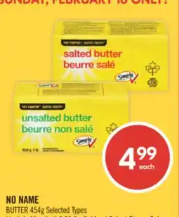 Shoppers Drug Mart NO NAME BUTTER offer