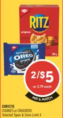 Shoppers Drug Mart CHRISTIE COOKIES or CRACKERS offer