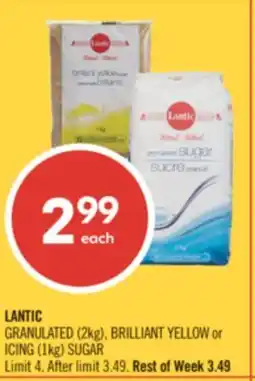 Shoppers Drug Mart GRANULATED (2kg), BRILLIANT YELLOW or ICING (1kg) SUGAR offer