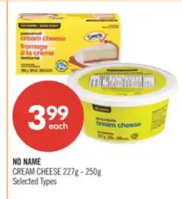 Shoppers Drug Mart NO NAME CREAM CHEESE offer