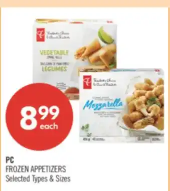 Shoppers Drug Mart PC FROZEN APPETIZERS offer