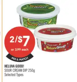 Shoppers Drug Mart HELUVA GOOD! SOUR CREAM DIP offer