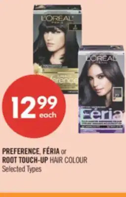 Shoppers Drug Mart PREFERENCE, FÉRIA or ROOT TOUCH-UP HAIR COLOUR offer