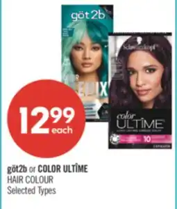 Shoppers Drug Mart göt2b or COLOR ULTÎME HAIR COLOUR offer