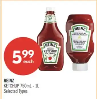 Shoppers Drug Mart HEINZ KETCHUP offer