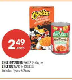 Shoppers Drug Mart CHEF BOYARDEE PASTA (4258) or CHEETOS MAC 'N CHEESE offer