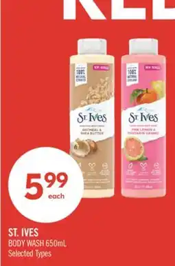 Shoppers Drug Mart ST. IVES BODY WASH offer