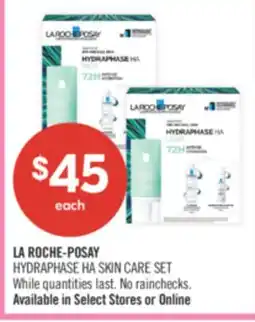 Shoppers Drug Mart LA ROCHE-POSAY HYDRAPHASE HA SKIN CARE SET offer