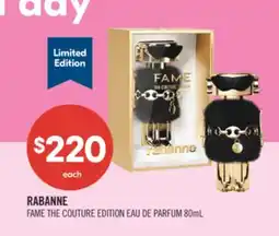 Shoppers Drug Mart FAME THE COUTURE EDITION EAU DE PARFUM offer