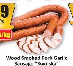 Starsky Wood Smoked Pork Garlic Sausage Swojska offer