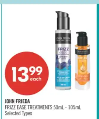 Shoppers Drug Mart JOHN FRIEDA FRIZZ EASE TREATMENTS offer