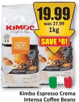 Starsky Kimbo Espresso Crema Intensa Coffee Beans offer