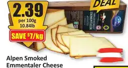 Starsky Alpen Smoked Emmentaler Cheese offer