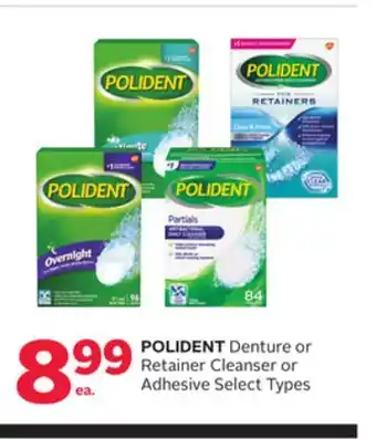 Rexall POLIDENT Denture or Retainer Cleanser or Adhesive offer