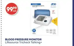 Wellwise by Shoppers Lifesource Tricheck Talking+ BLOOD PRESSURE MONITOR offer