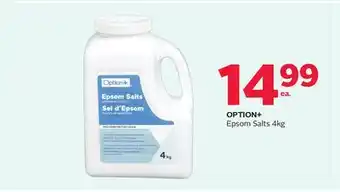 Rexall OPTION + Epsom Salts offer