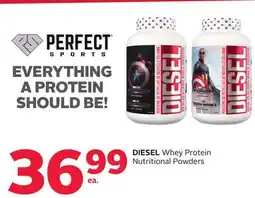 Rexall DIESEL Whey Protein Nutritional Powders offer