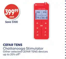 Wellwise by Shoppers Chattanooga Stimulator CEFAR TENS offer